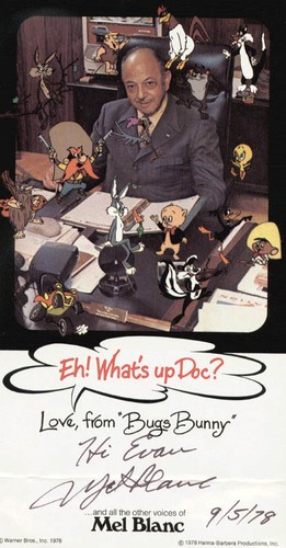 Mel blanc inscribed - -,